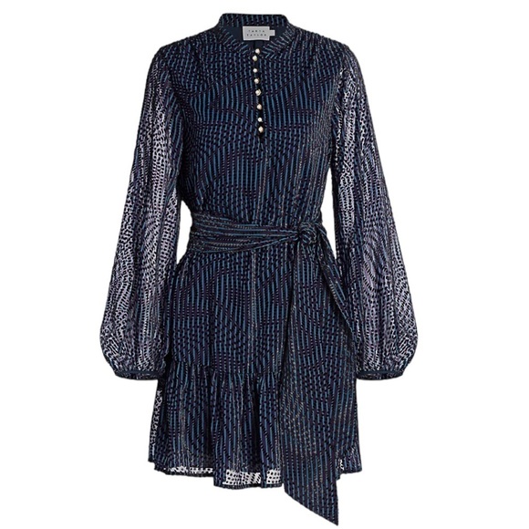 Tanya Taylor NWT Ellette Long-Sleeve Belted Dress Size Small - Picture 10 of 10
